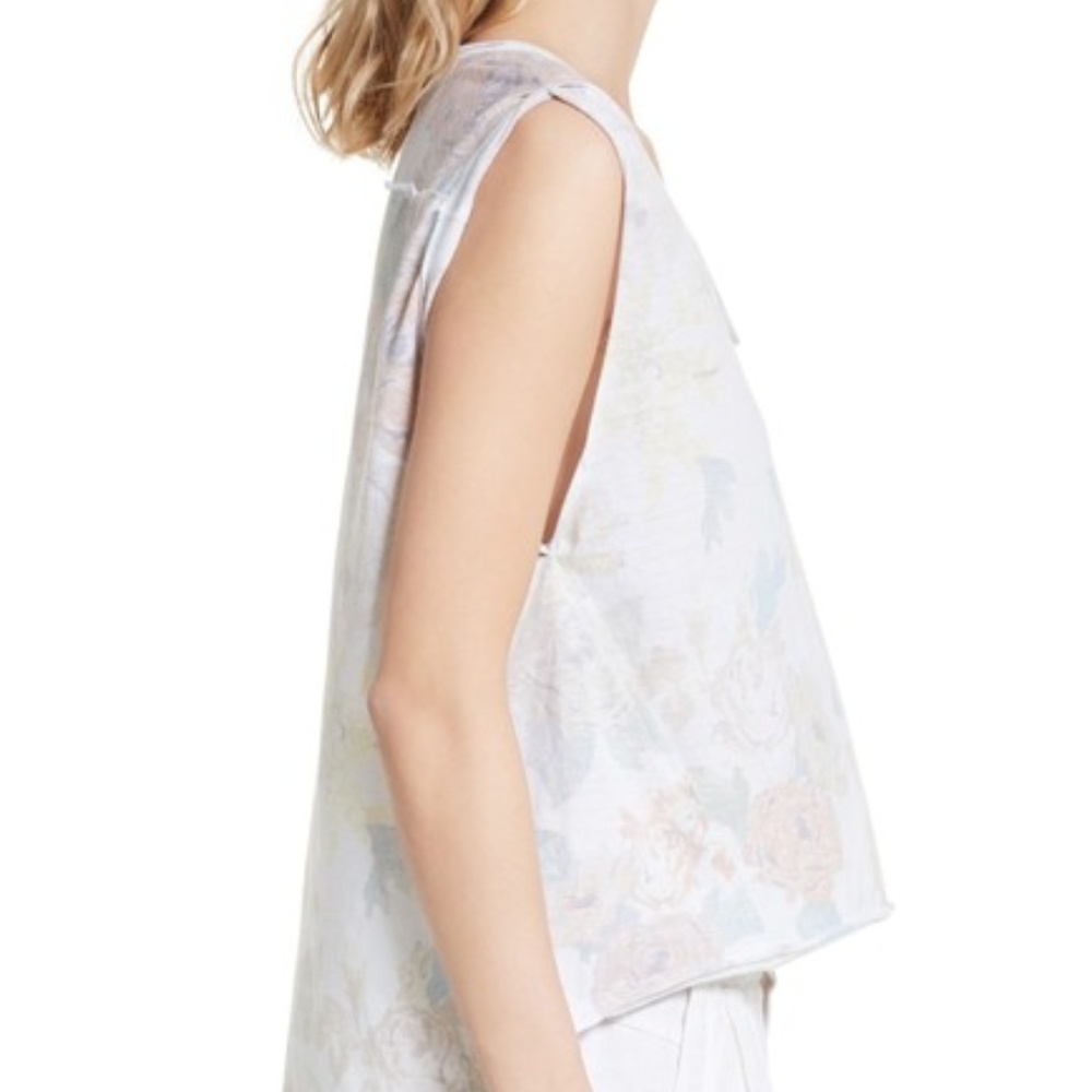 NWT Free People Gardenia Hi-Lo Tee - Picture 3 of 7